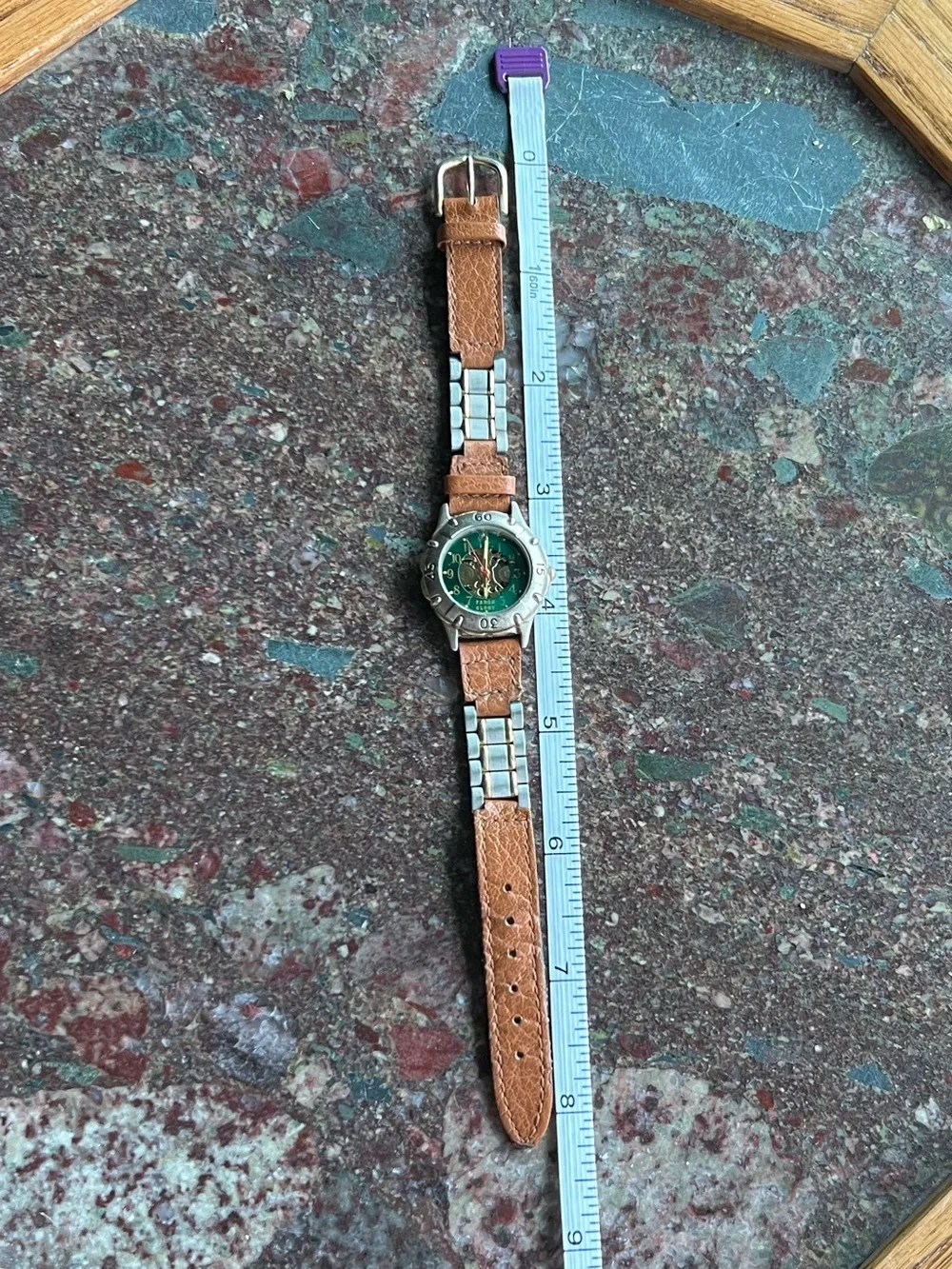 Express Leather Wristwatch